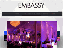 Tablet Screenshot of embassyplaza.com